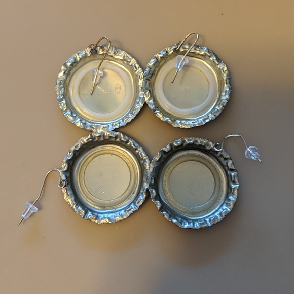 Skeleton handmade earrings NWOT - Picture 12 of 16